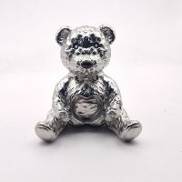 Teddy bear memorial ornament with space for resin